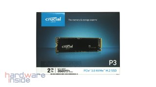 Verpackung der CRUCIAL P3 2 TB